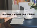 莆田黑客漫画素材下载网站（黑客动漫头像）